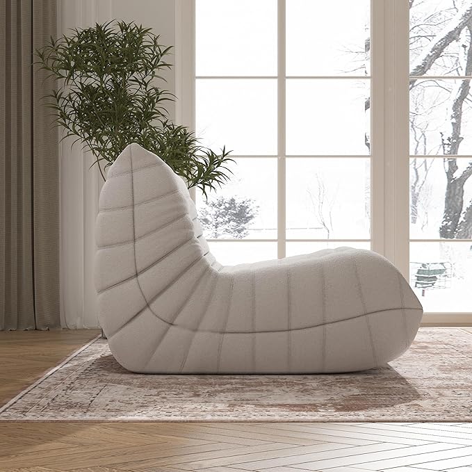 Bean Bag Chair for Adults, Oversized Fireside Chair Comfy Lazy Floor Sofa - Image 8