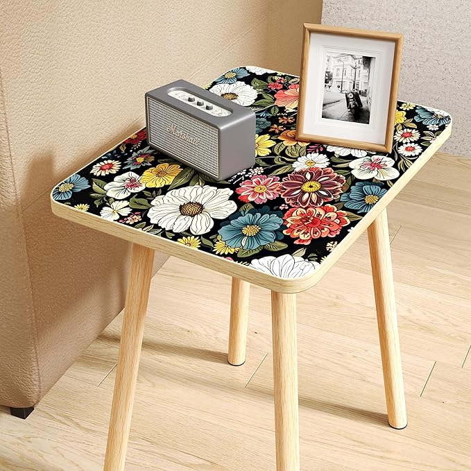 Mandala Small Rectangle End Table, Side Table - Image 6