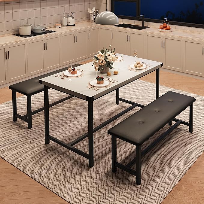 Dining Table Set for 4, Kitchen Table - Image 3