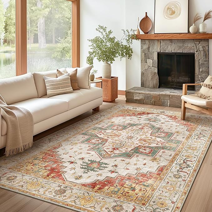 8X10 Area Rugs Machine Washable Rugs - Image 3