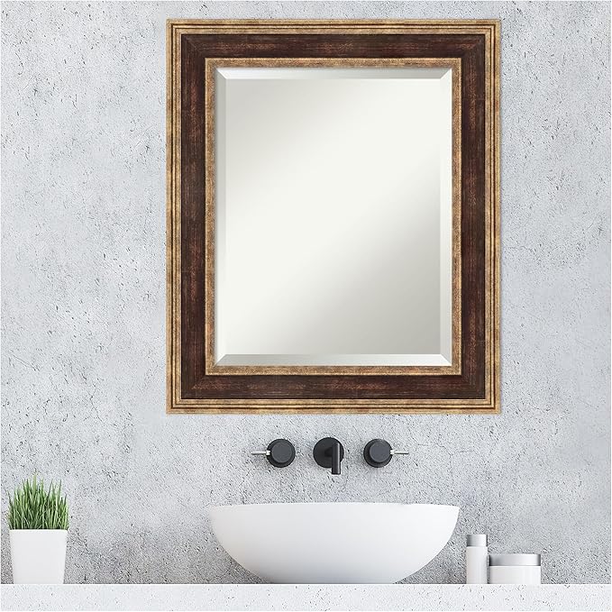 Amanti Art Bronze Bathroom Mirror - Image 7