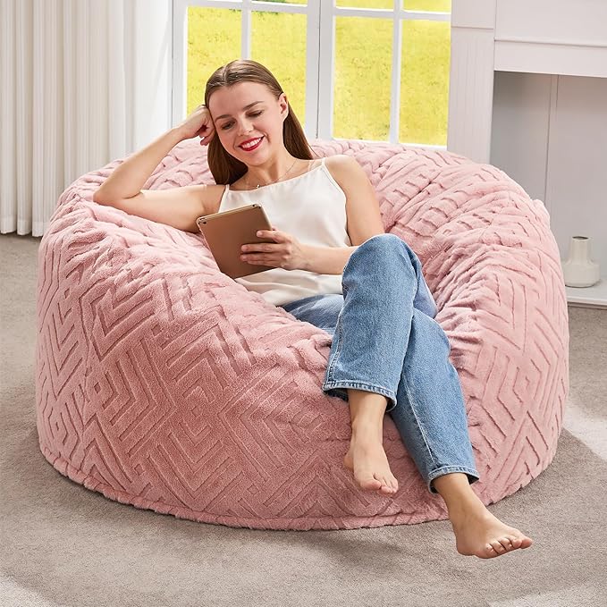 Hobestluk Bean Bag Chairs Adults Beanbag Chair by YourHomeDeservesMore