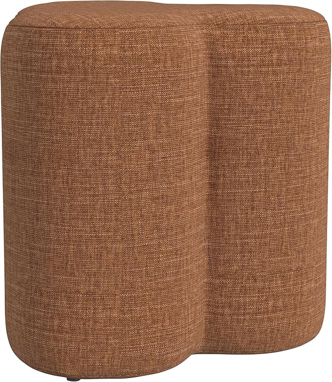 HomePop Upholstered Clover Shaped Ottoman Home Décor|Foot Rest Ottoman - Image 7