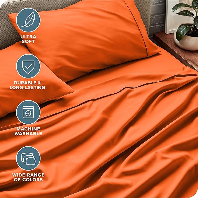 Bare Home Split Head Flex King Sheet Set - Image 5