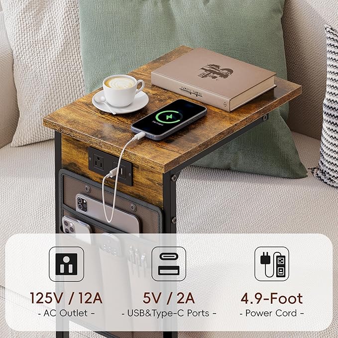 Vagusicc C Shaped End Table - Image 9