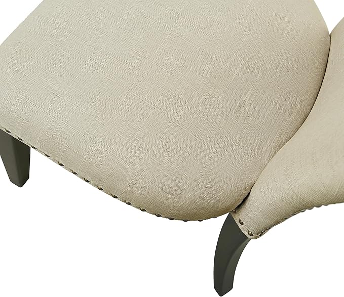 Alaterre Furniture Savoy Upholstered Dining Chairs – Set of 2 Parsons Style - Image 12