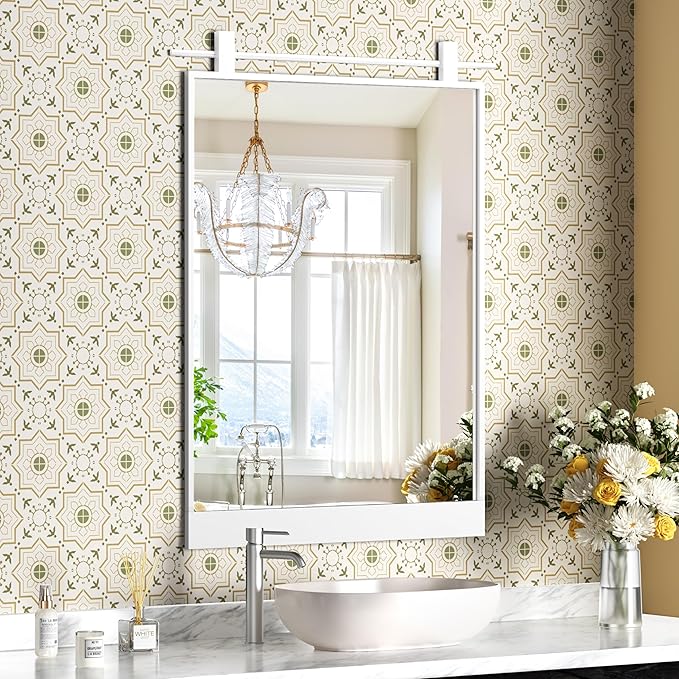 24x36 Inch Rectangle Bathroom Vanity Mirror - Image 7