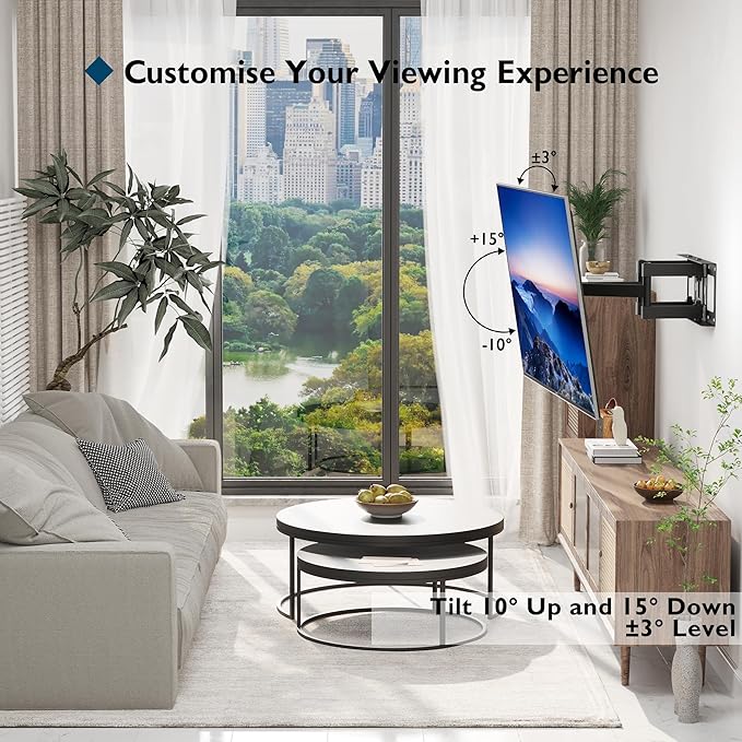 BONTEC Full Motion TV Wall Mount - Image 4