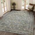 10X12 Area Rugs Machine Washable Rugs by BESBLEE