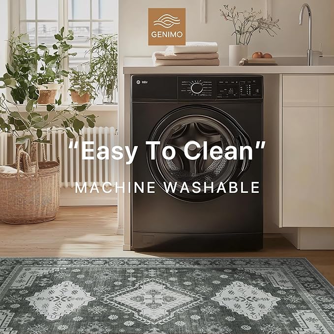 GENIMO Washable Rug 8X10 Area Rugs - Image 6
