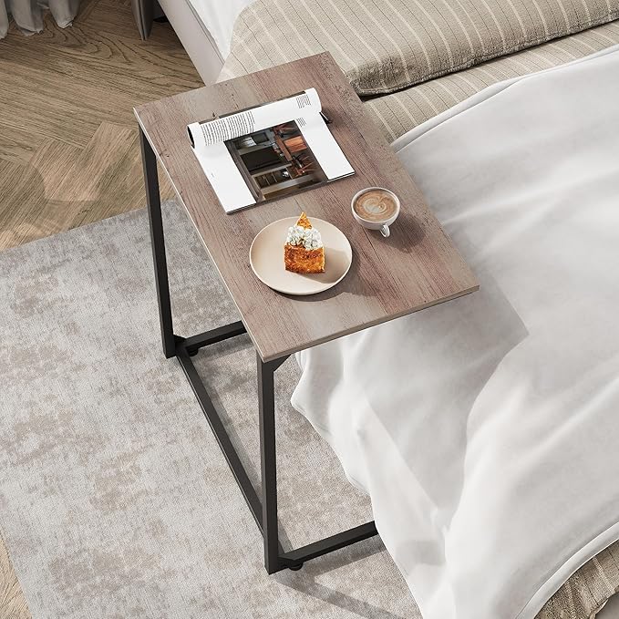 WLIVE C-Shaped End Table, Small Side Tables - Image 6