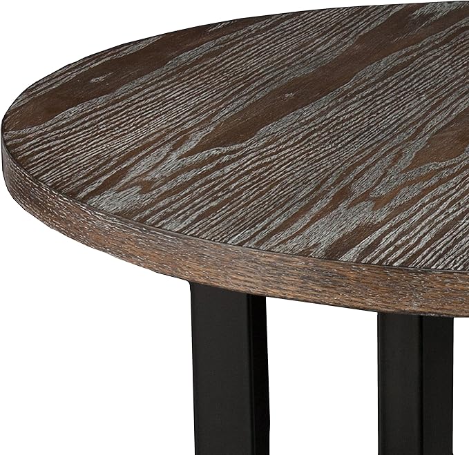 SEI Furniture Danby 42" Bar Bistro Table, Burnt Oak - Image 6