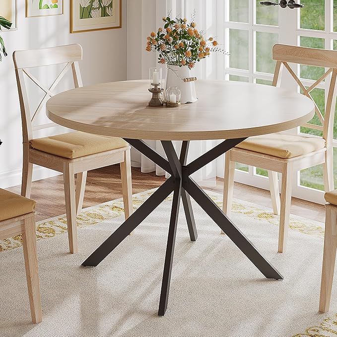 ChooChoo 47.2 Inch Round Dining Table by ChooChoo