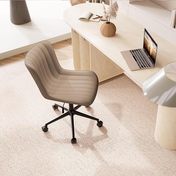 YOUNIKE Khaki Comfy Home Office Desk Chair - Image 8