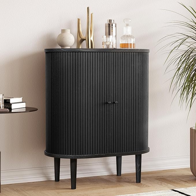 WERMO 28'' Black Bar Cabinet by WERMO