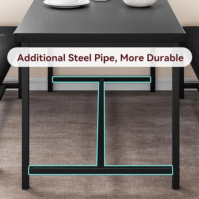 Dining Table Set for 4, Kitchen Table - Image 8