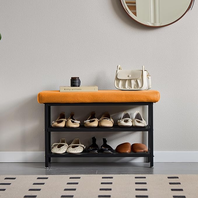 Shoe Rack Shoe Bench Shoe Organizer Storage Rack - Image 6