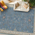 Boho 8x10 Large Area Rugs for Living Room by HazoHaus