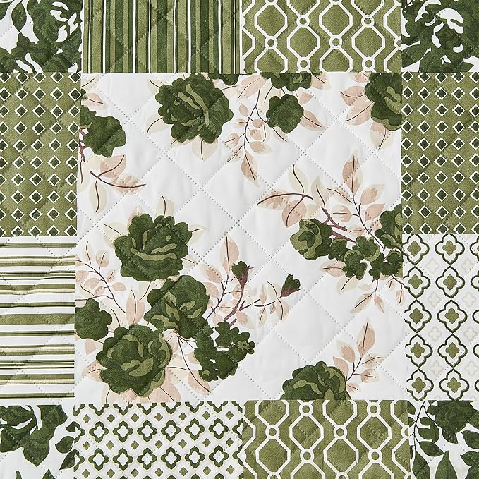 Great Bay Home Reversible Patchwork Loveseat Cover - Image 3