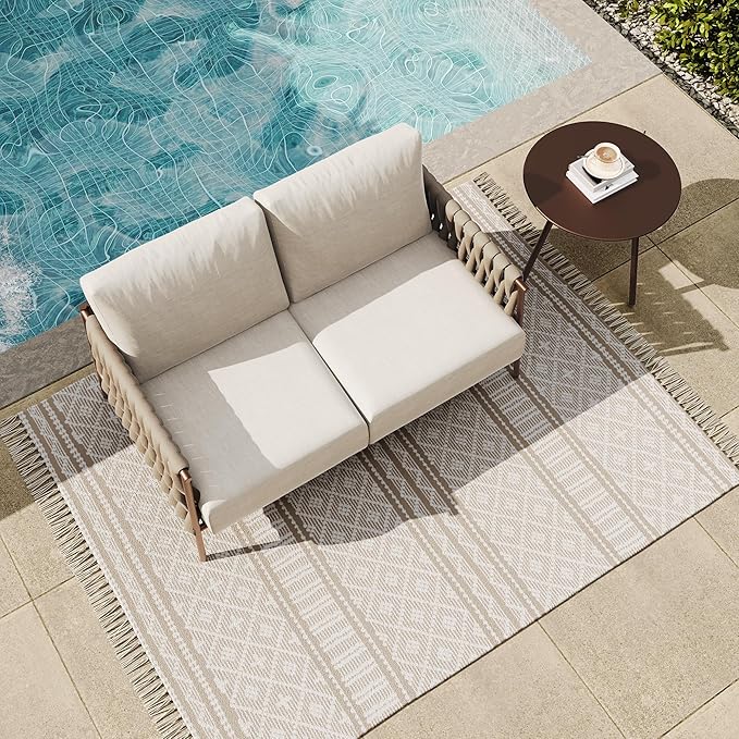 EAST OAK Outdoor Furniture | Life Chatter Loveseat | 2 Seater Sofa - Image 11