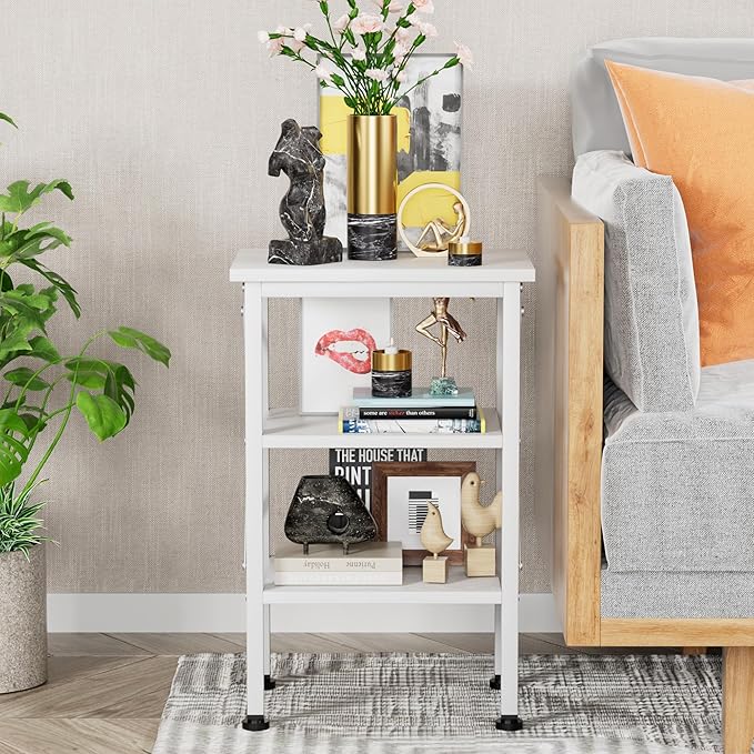 VECELO Modern Nightstands X-Design Side End Table Night Stand - Image 4