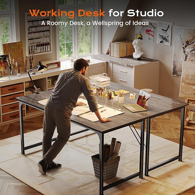 PRAISUN 54 X 24 Inch Computer Desk - Image 9
