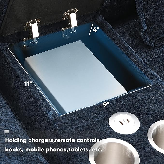 Merax 123" Modular Sectional Couches - Image 4