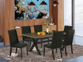 East West Furniture X677FL624-7 7 Piece Modern Dining Table Set Consist of a by EastWestFurniture