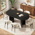 LITTLE TREE 63" Rustic Oval Dining Table by LITTLETREE