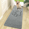 OLANLY Door Mat for Muddy Dog Paws 70x24, Ultra Absorbent Chenille Mud Doormat by OLANLY