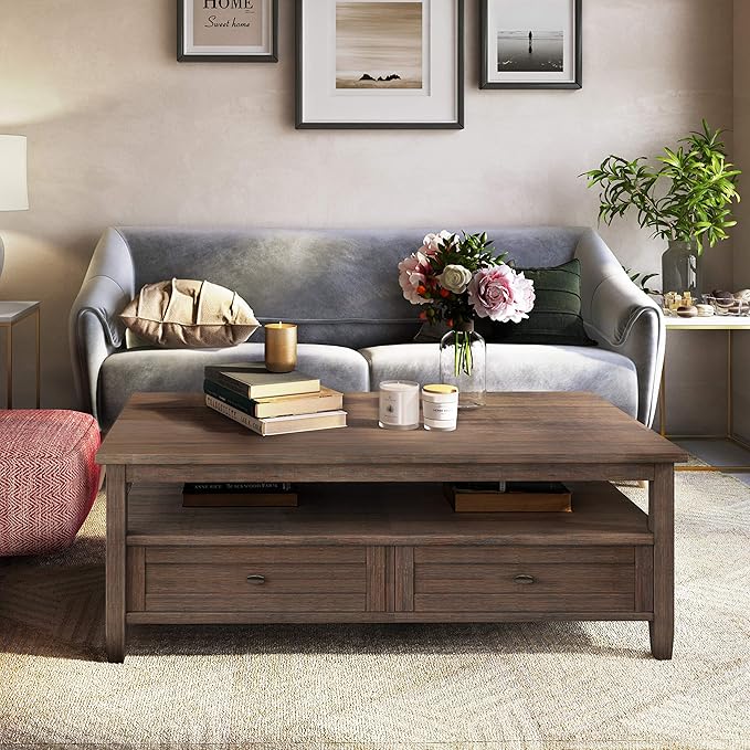 SIMPLIHOME Warm Shaker Coffee Table - Image 2