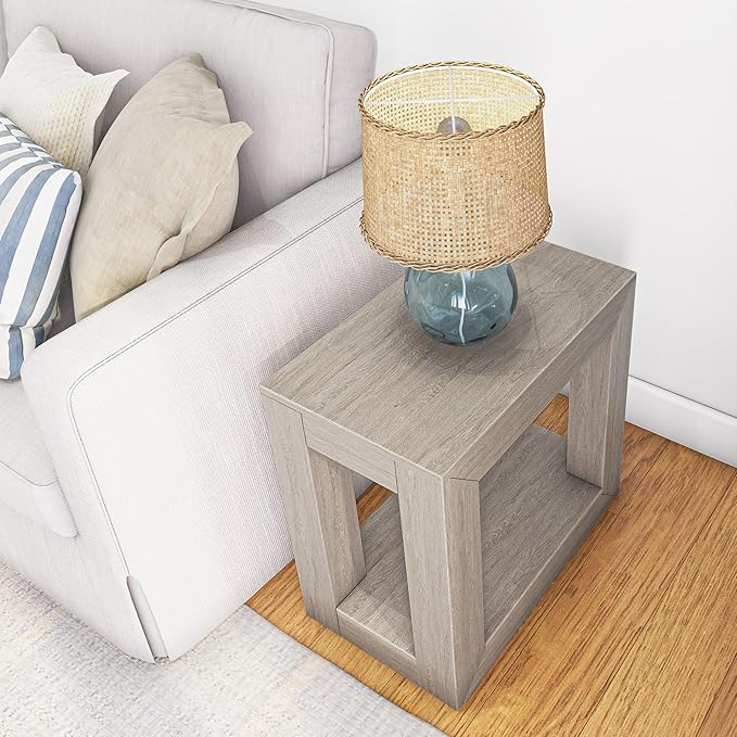 Plank+Beam Modern Rectangular Side Table - Image 6