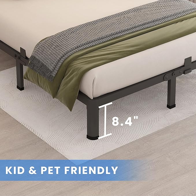 MAF 10 Inch King Metal Platform Bed Frame - Image 4