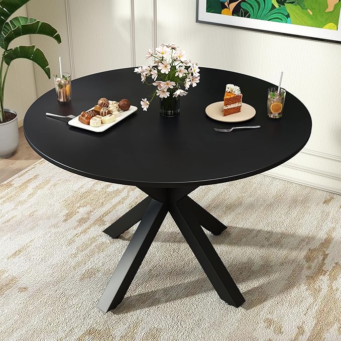 Round Dining Table, Small Round Table by Zevemomo