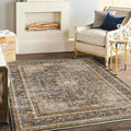 Area Rug 5'x7' Washable Rug Traditional Floor Cover Thin Retro Kitchen Indoor by CHAMPLANT