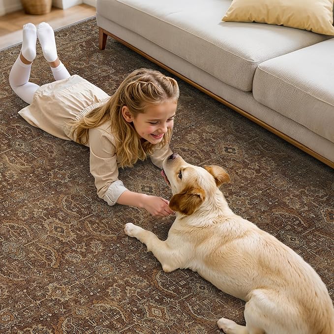 10X12 Area Rugs Machine Washable Rugs - Image 4
