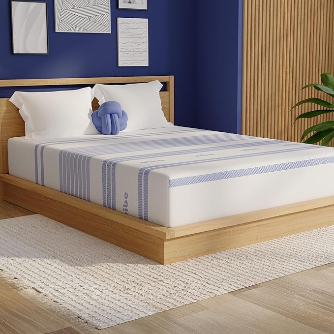 Vibe Gel Memory Foam Mattress, Fiberglass Free 10-Inch CertiPUR-US Certified - Image 4