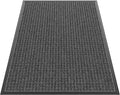 Sturdy Front Door Mat Outside Entrance, Stain and Fade Resistant, Natural by HOMEK