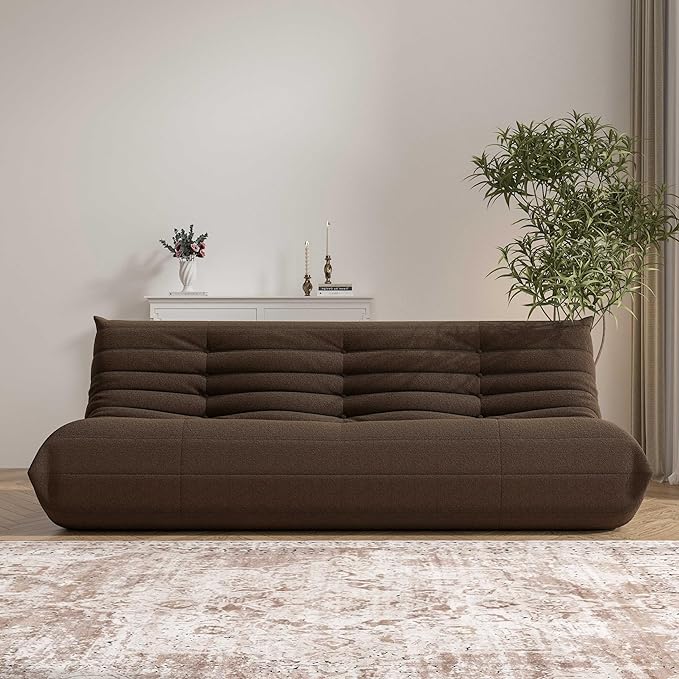 Big Bean Bag Chairs for Adults, 3 Seater Large Bean Bag Chair Sofa, Fireside - Image 4