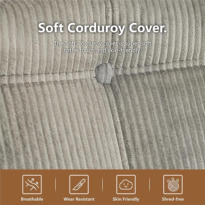 N&V CUBICUS Sofa, Single Seated Foam Sofa, Armless Floor Sofa, ALL NEW HYBRID - Image 7