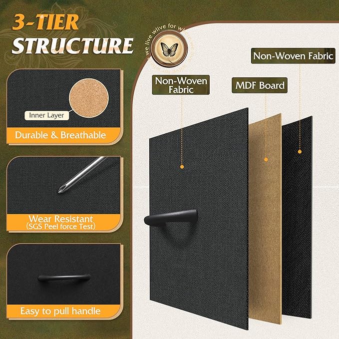 WLIVE Black Tall Dresser for Bedroom, 7 Drawer Dressers & Chests of Drawers - Image 6