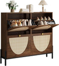 IRONCK Rattan Shoe Cabinet Storage by IRONCK