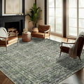 Washable Area Rug 10'x14' Boho Design Non-Shedding Easy Care Ideal by CHAMPLANT