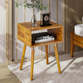 Bme Dinkee Solid Wood Nightstand, Fully Assembled, Without Drawer by Bme