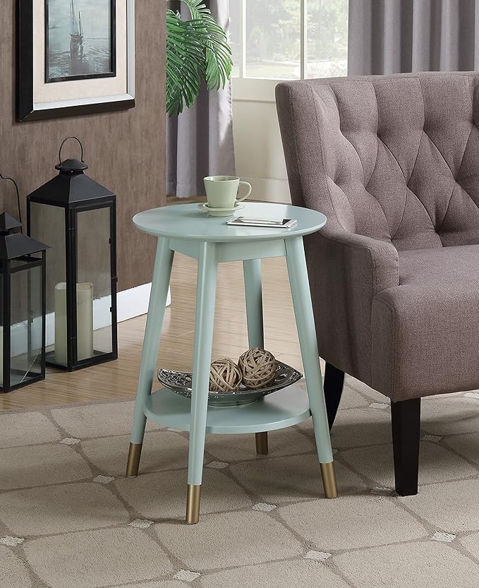 Convenience Concepts Wilson Mid Century Round End Table - Image 2