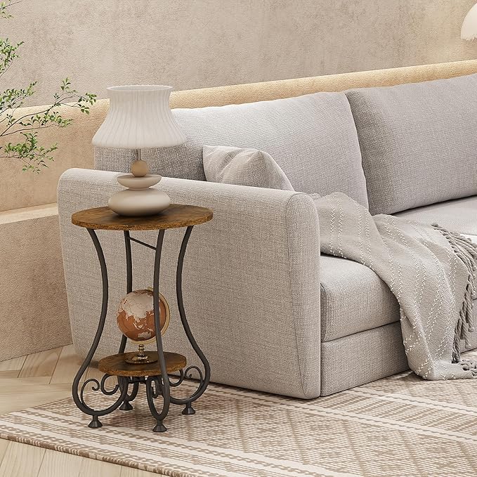 X-cosrack End Table, Round Side Table - Image 8