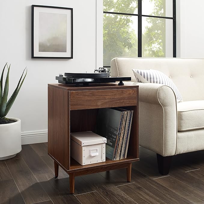 Crosley Furniture Liam End Table and Record Player Stand - Image 6