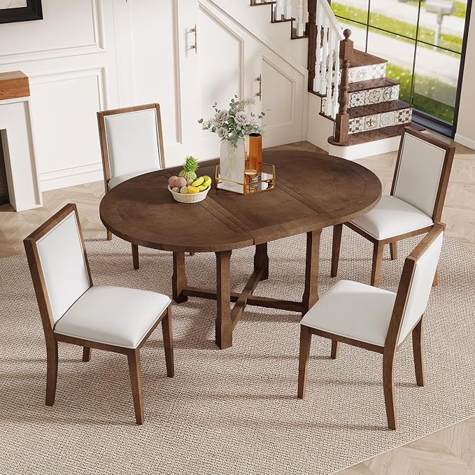 Ball & Cast Farmhouse 5 Pieces Dining Table Set - Image 3
