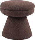 Furniture of America Rami Modern 18-inch Mushroom-Shape Upholstered Ottoman by FurnitureofAmerica