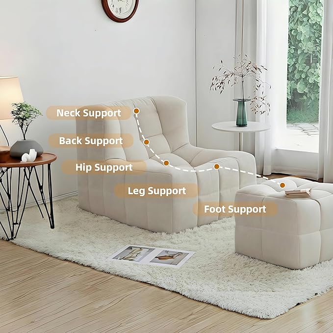 Bean Bag Chair - Memory Foam Bean Bag Chair - Image 4